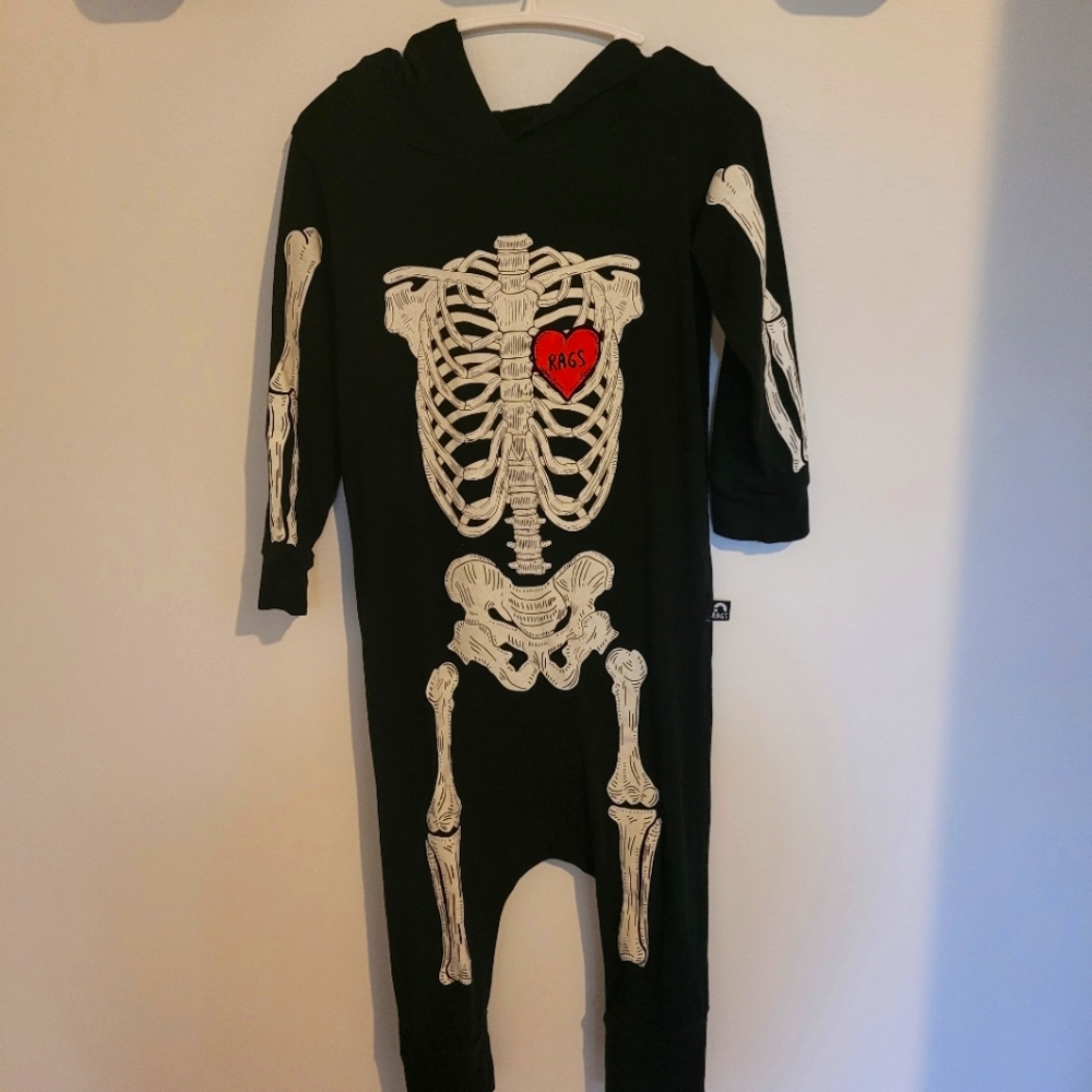 Glow in the Dark Skelly Rag